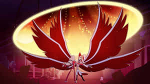 Animated Demonwith Wings Wallpaper