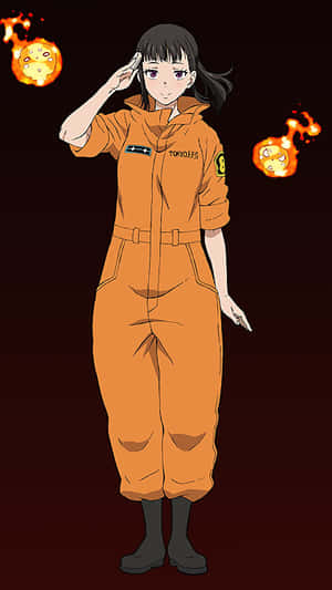 Animated Fire Control Officer Salute Wallpaper