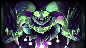 Animated Fizzarolli Evil Grin Wallpaper