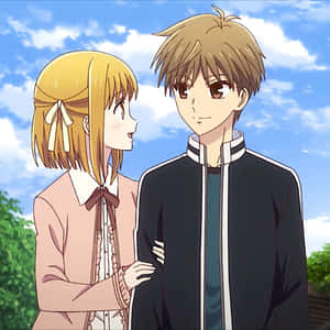 Animated Friends Outdoors Wallpaper