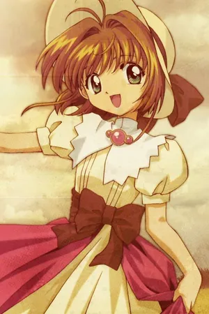 Animated Girlin Vintage Outfit Wallpaper