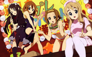 Animated_ Girls_ Festival_ Celebration.jpg Wallpaper