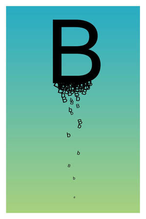 Animated Letter B Wallpaper