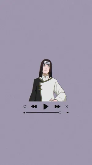 Animated Ninja Media Player Concept Wallpaper