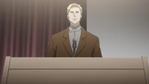 Animated Professor Public Speaking Wallpaper