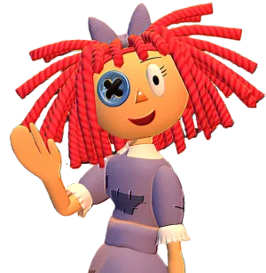 Animated Ragdoll Character Greeting Wallpaper