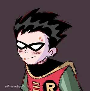 Animated Robin Teen Titans Avatar Wallpaper
