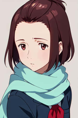 Animated Satomi Murano Portrait Wallpaper