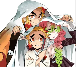 Animated Siblings Under Cloak Wallpaper