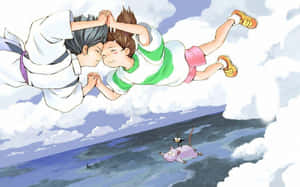 Animated Sky Flying Adventure Wallpaper