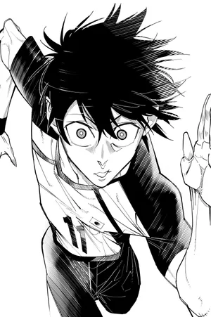 Animated Soccer Player Action Pose Wallpaper