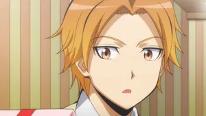 Animated Teen Boy Orange Hair Wallpaper