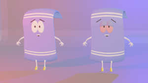 Animated Towel Characters Wallpaper