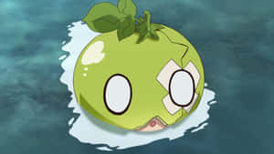 Animated Watermelon Character Suika Wallpaper