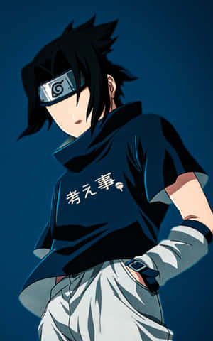 Anime Aesthetic Pfp Of Cool Sasuke Wallpaper