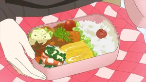 Anime Bento Box Delightful Lunch Wallpaper