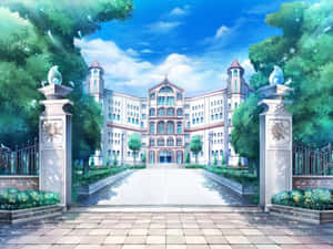Anime Building Tenken Academy Wallpaper