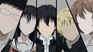 Anime Character Collage Wallpaper