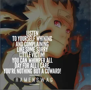 Anime Character Confronting Whining Attitude Wallpaper