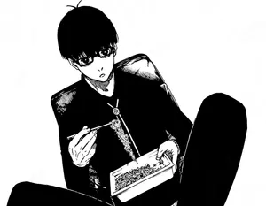 Anime Character Eating Noodles Wallpaper