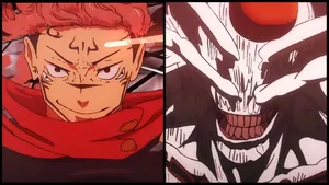 Anime Character Faceoff Wallpaper