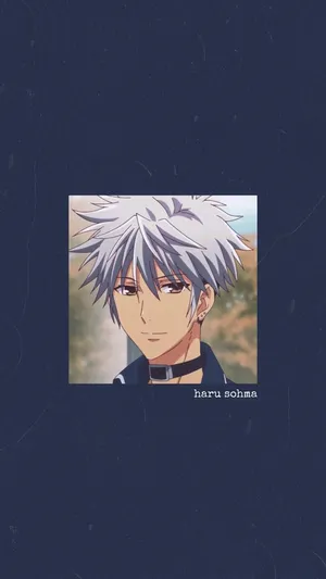 Anime Character Hatsuharu Sohma In Thoughtful Contemplation Wallpaper