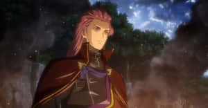 Anime Character Night Scene Wallpaper