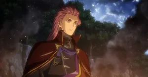 Anime Character Night Scene Wallpaper