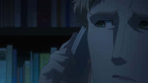 Anime Character Phone Call Wallpaper