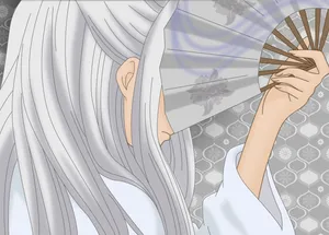 Anime Character, Shizuka Hio In A Thoughtful Stance. Wallpaper