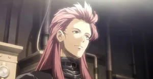 Anime Character Smiling Pink Hair Wallpaper