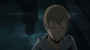 Anime Character Smilinginthe Dark Wallpaper