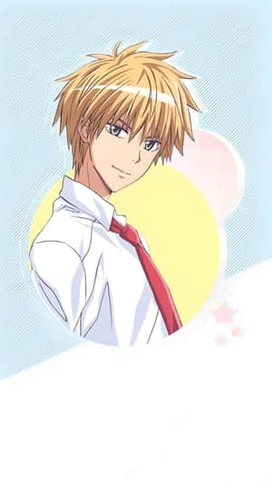 Anime Character Takumi Usui In Blue Wallpaper