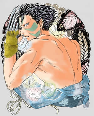 Anime Character Traditional Attire Wallpaper