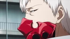 Anime Character With Red Mask Wallpaper