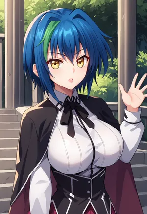 Anime Character Xenovia Greeting Wallpaper