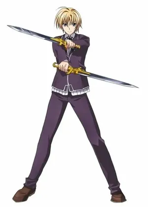 Anime Character Yuuto Kiba With Sword Wallpaper