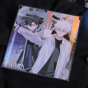 Anime Characters Dual Pose Wallpaper