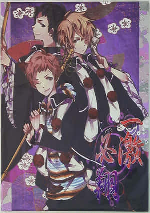 Anime Charactersin Traditional Attire Wallpaper