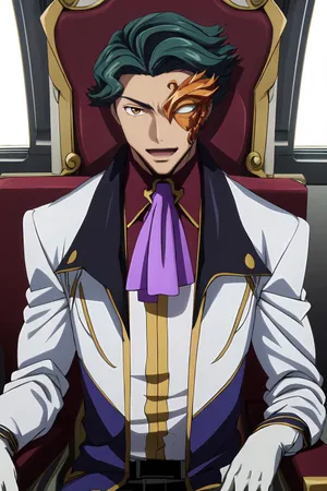 Anime Characterwith Cyborg Eye Wallpaper