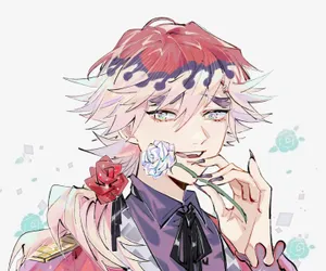 Anime Characterwith Rose Wallpaper