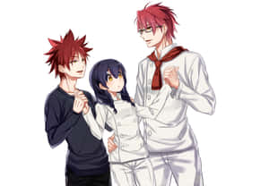 Anime Chefs Group Illustration Wallpaper