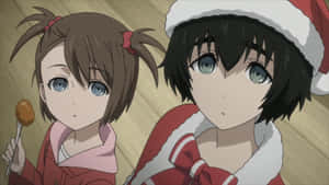 Anime Christmas Costume Friends Wallpaper