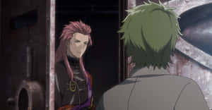 Anime Confrontation Scene Wallpaper