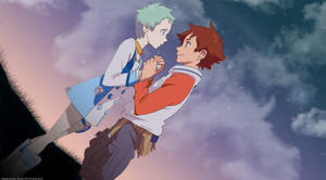 Anime Couple Eureka Seven Wallpaper