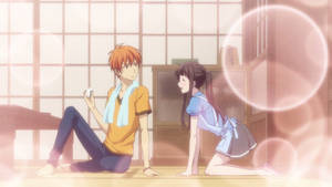 Anime Couple Fruits Basket Wallpaper