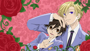 Anime Couple Haruhi And Tamaki Wallpaper