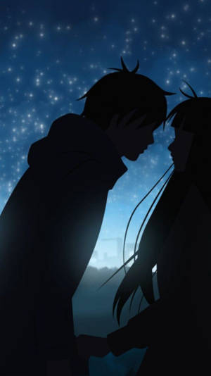 Anime Couple Iphone Wallpaper