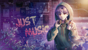 Anime D Jin Urban Nightlife Wallpaper