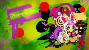 Anime Easter Bunny Costume Wallpaper